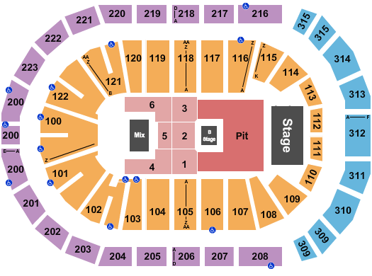 Gas South Arena Nine Inch Nails Seating Chart